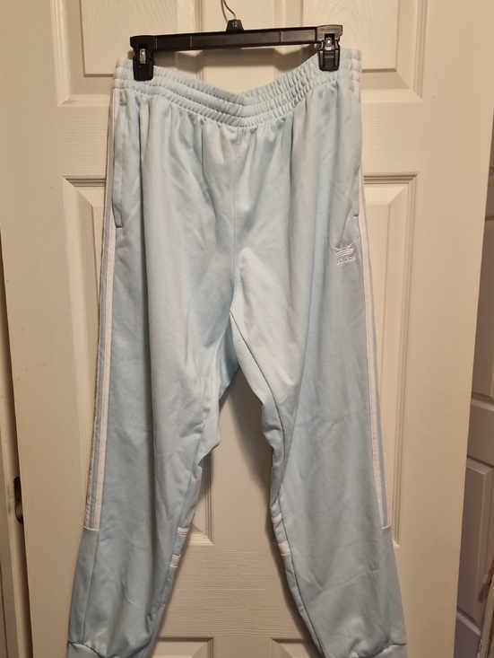 adidas Other - adidas Light Blue Kids Joggers with White Three Stripes